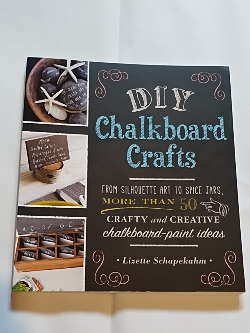 DIY Chalkboard Crafts Book - Black Cover